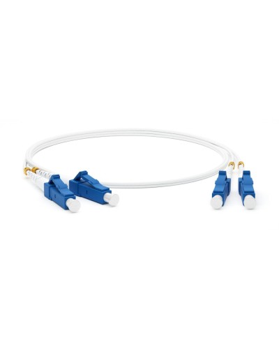 FC-D2-9A1-LC/UR-LC/UR-H-3M-LSZH-WH. Патч-корд волоконно-оптический одномодовый. Hyperline в Воронеже