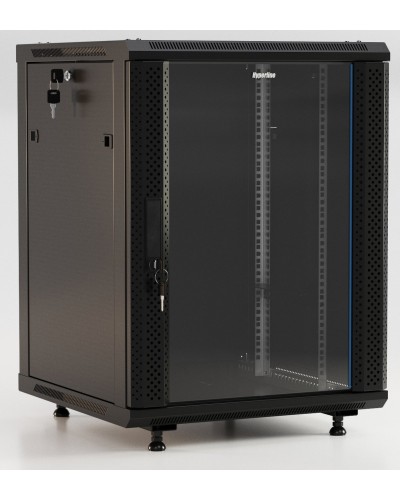 TWB-FC-1545-GP-RAL9004. Шкаф телекоммуникационный 19 настенный 15U. Hyperline в Воронеже