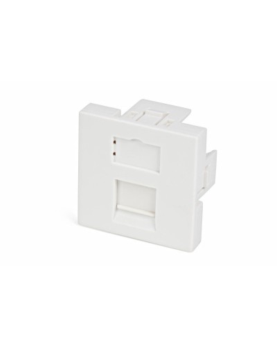 SIP2-1K-M45-45. Вставка 45х45 для 1 модуля формата Keystone Jack, со шторкой. Hyperline в Воронеже