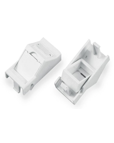 SIP2A-1K-M45-22.5. Вставка угловая 45x22.5 (аналог Mosaic) для 1 модуля формата Keystone Jack. Hyperline в Воронеже