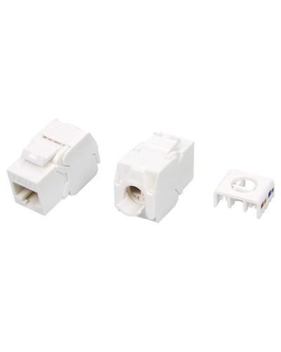 KJ8-8P8C-C6-180-TLS-WH. Вставка Keystone Jack RJ-45. Hyperline в Воронеже