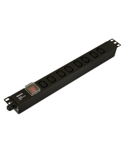 SHE19-8IEC-S-CB. Блок розеток 19. Hyperline в Воронеже