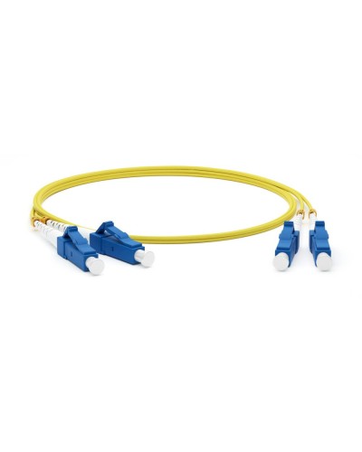 FC-D2-9-LC/UR-LC/UR-H-20M-LSZH-YL. Патч-корд волоконно-оптический одномодовый. Hyperline в Воронеже