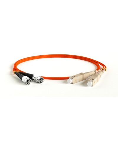 FC-D2-50-FC/PR-SC/PR-H-1M-LSZH-OR. Патч-корд волоконно-оптический SC-FC. Hyperline в Воронеже