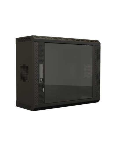 TWS-0925-GP-RAL9004. Шкаф телекоммуникационный 19 настенный 9U. Hyperline в Воронеже