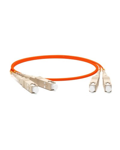 FC-D2-62-SC/PR-SC/PR-H-2M-LSZH-OR. Патч-корд волоконно-оптический многомодовый. Hyperline в Воронеже