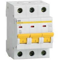 ВА47-29 3P C 2А 4,5кА KARAT (MVA20-3-002-C). Автоматический выключатель. IEK