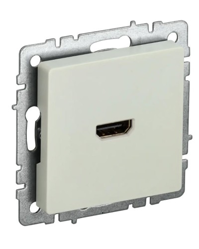 Розетка HDMI РHDMI-0-БрКр бежевый BRITE (BR-H10-K10). Розетка HDMI. IEK в Воронеже