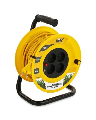 УК30 4 места, 30м (WKP23-06-04-30). Удлинитель на катушке Garden. IEK в Воронеже