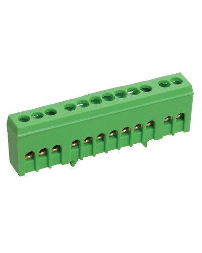 Шина PE земля ШНИ-6х9-10-К-З (YNN10-69-10KD-K06). Шина в корпусном изоляторе на DIN-рейку. IEK в Воронеже