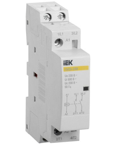 Контактор модульный КМ20-20М AC (MKK11-20-20). Контактор модульный. IEK в Воронеже