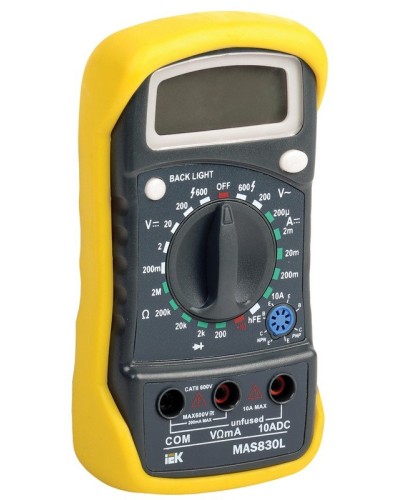 Мультиметр цифровой Master MAS830L (TMD-3L-830). Мультиметр цифровой. IEK в Воронеже