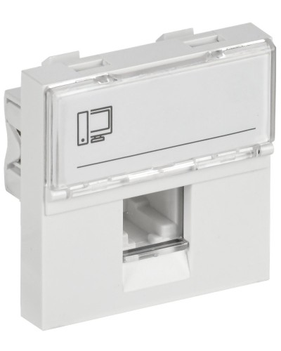 Розетка RJ45 кат.6 PRIMER РКИ-20-00-П-6 белый IEK (PR-KK40D-RI-0-2-1C06U-K01). Розетка RJ-45. IEK в Воронеже