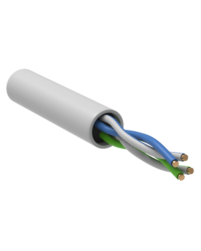 GENERICA U/UTP кат. 5E 24AWG 2 пары LSZH INDOOR белый (BC1-C5E02-128-305-G). Кабель «витая пара» (LAN) для структурированных систем связи. IEK в Воронеже