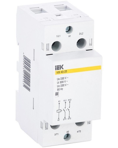 Контактор модульный КМ40-20 AC (MKK11-40-20). Контактор модульный. IEK в Воронеже