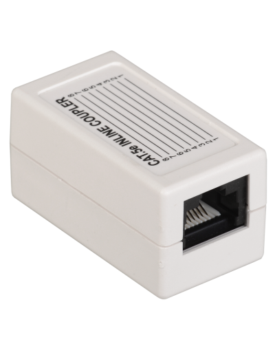 CS70-1C5EU. Проходной адаптер категория 5Е UTP тип RJ45-RJ45, белый. ITK в Воронеже