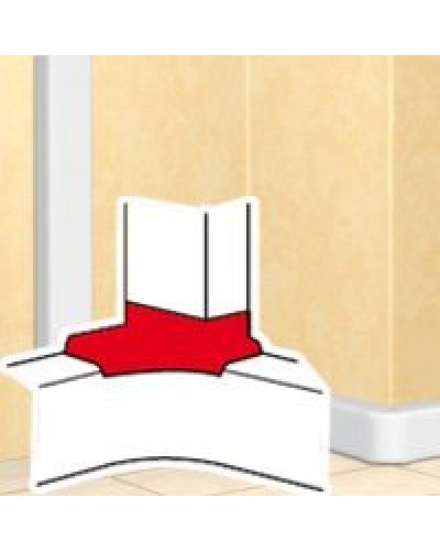 Отвод угловой для короба DLP 35х80/105, 50х80/150 (010763): Отвод угловой в Воронеже