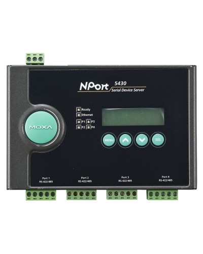 NPort 5430. 4-портовый асинхронный сервер. MOXA в Воронеже