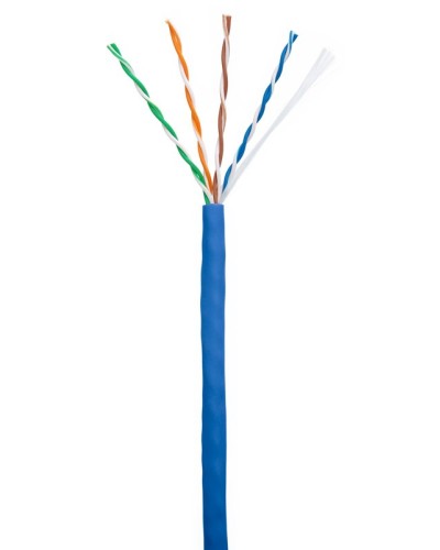 U/UTP 4pair, Cat5e, In, PVC (CCA-UU004-5E-PVC-BL). Кабель «витая пара» (LAN) для структурированных систем связи. NETLAN в Воронеже