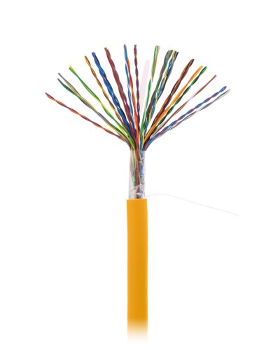 U/UTP 25pair, Cat5, In, LSZH (EC-UU025-5-LSZH-OR-3). Кабель «витая пара» (LAN) для структурированных систем связи. NETLAN в Воронеже