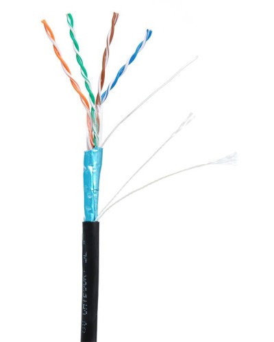 F/UTP 4pair, Cat5e, Out, PE (EC-UF004-5E-PE-BK-1). Кабель «витая пара» (LAN) для структурированных систем связи. NETLAN в Воронеже