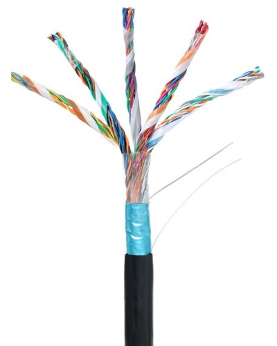 F/UTP 25pair, Cat5, Out, PE (EC-UF025-5-PE-BK-3). Кабель «витая пара» (LAN) для структурированных систем связи. NETLAN в Воронеже