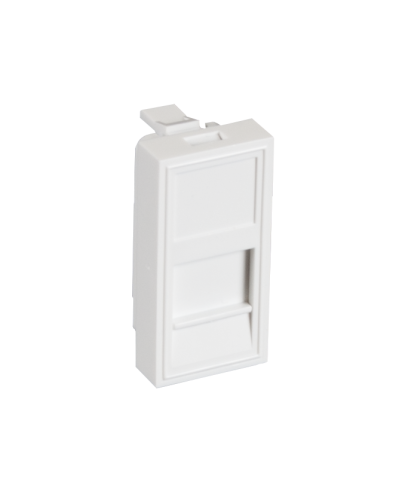 EC-IMH-1-WT-10 (10шт). Вставка 45x45 (Mosaic) для 1 модуля Keystone Jack. NETLAN в Воронеже