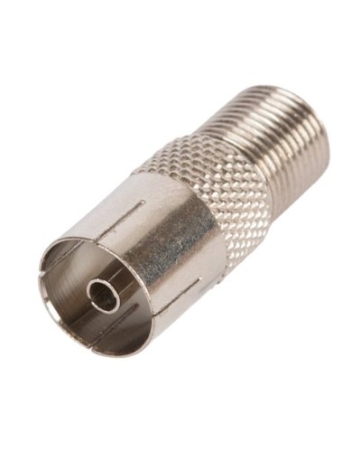 EC-CC-F-PAL-FM-MT-100 (100 шт). Адаптер для коаксиальных кабелей, F-тип-PAL-female. NETLAN в Воронеже