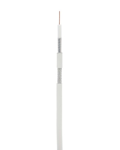 RG-6 CCS, In, PVC (EC-C2-32123A-WT-1). Кабель коаксиальный омедненный. NETLAN в Воронеже