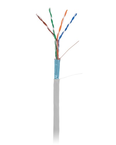 F/UTP 4pair, Cat5e, In, PVC (EC-UF004-5E-PVC-GY). Кабель «витая пара» (LAN) для структурированных систем связи. NETLAN в Воронеже