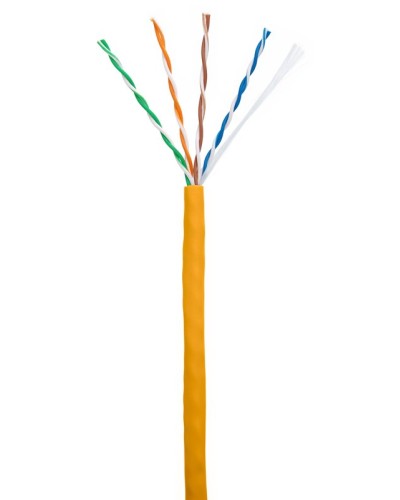 U/UTP 4pair, Cat5e, In, LSZH (EC-UU004-5E-LSZH-OR-1). Кабель «витая пара» (LAN) для структурированных систем связи. NETLAN в Воронеже