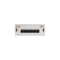 NMC-WP06UE2-GY. Патч-панель настенная 6 портов, Кат.6. NIKOMAX