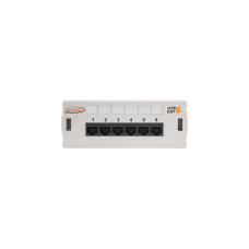 NMC-WP06UE2-GY. Патч-панель настенная 6 портов, Кат.6. NIKOMAX