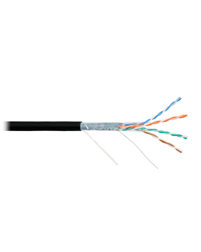 F/UTP 4pair, Cat5e, Solid, Out, PVC (NMC 9200B-BK). Кабель «витая пара» (LAN) для структурированных систем связи. NIKOMAX в Воронеже
