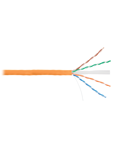U/UTP 4pair, Cat6a, Solid, In, нг(А)-HF (NMC 9155C-OR). Кабель «витая пара» (LAN) для структурированных систем связи. NIKOMAX в Воронеже