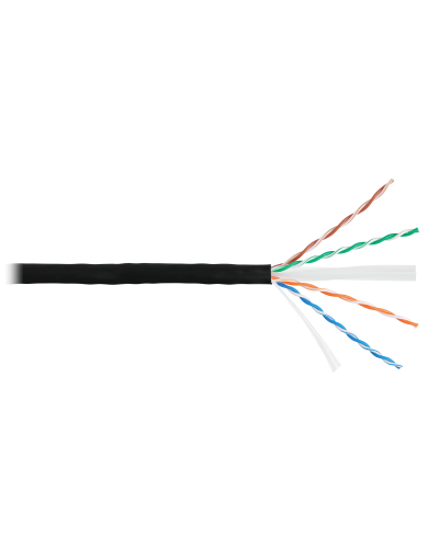 U/UTP 4pair, Cat6, Solid, Out, PVC (NMC 4140B-BK). Кабель «витая пара» (LAN) для структурированных систем связи. NIKOMAX в Воронеже