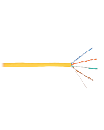 U/UTP 4pair, Cat5e, Solid, In, нг(А)-HF (NMC 4100C-YL). Кабель «витая пара» (LAN) для структурированных систем связи. NIKOMAX в Воронеже