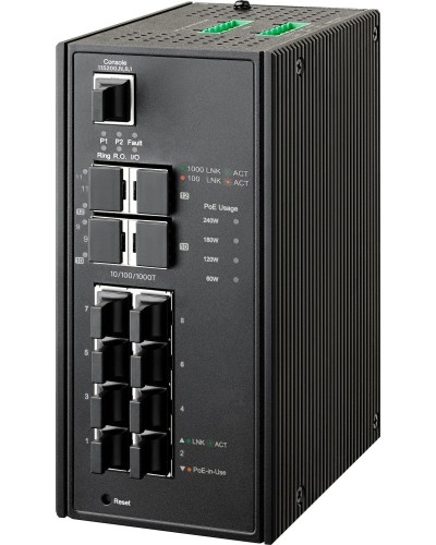 NIS-3500-3412PGE (64PY0804). Коммутатор управляемый с PoE. NSGate в Воронеже