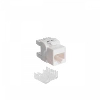 NTSS-KJ-UTP-RJ45-6-180-WT информ. KeystoneRJ45 кат.6 UTP бел.. Вставка Keystone Jack RJ-46. NTSS