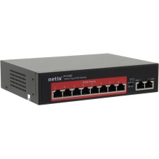 Netis P110C. Коммутатор сетевой PoE неуправляемый. Netis