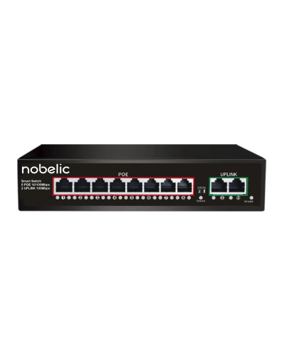 NBLS-1008P. Коммутатор неуправляемый 8-портовый. Nobelic в Воронеже