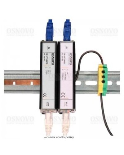 SP-IP/100D. Устройство грозозащиты цепей Ethernet. OSNOVO в Воронеже