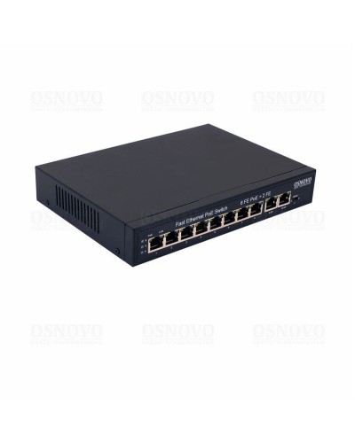 SW-21000(120W). Коммутатор 10-портовый  Fast Ethernet с PoE. OSNOVO в Воронеже