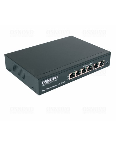 SW-20600/A(80W). Коммутатор Fast Ethernet на 6 портов. OSNOVO в Воронеже
