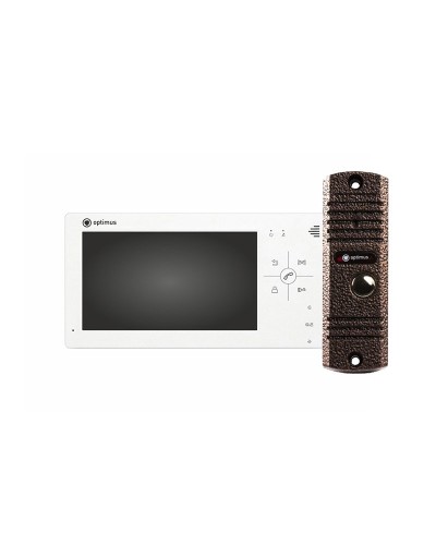VM-7.0 (w)+ DS-700L (медь). Комплект видеодомофона. Optimus в Воронеже