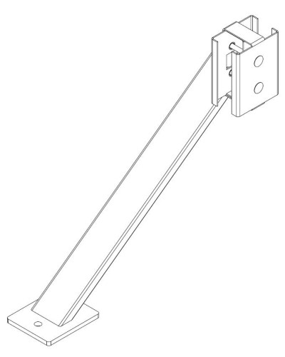 PERCo-MB-16.9. Упор для стоек секции ограждения. PERCo в Воронеже