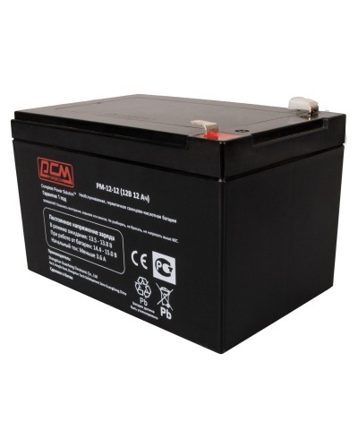 PM-12-12. Аккумулятор герметичный свинцово-кислотный. POWERCOM в Воронеже