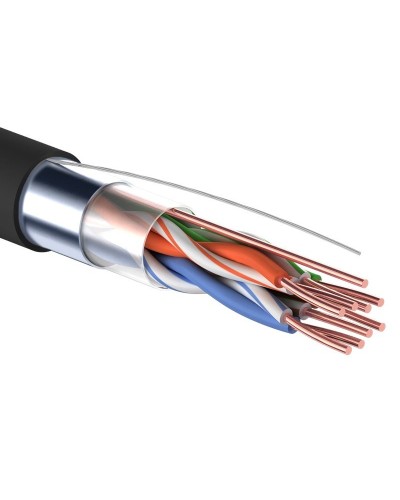 F/UTP 4PR 24AWG, CAT5e. OUTDOOR, 305м. PROconnect (01-0154). Кабель «витая пара» (LAN) для структурированных систем связи. PROCONNECT в Воронеже