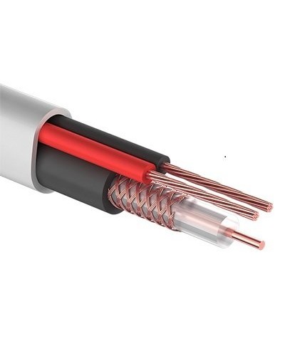 КВК-В-2+2x0,50 мм² (Cu/Cu) белый PROconnect (01-4213). Кабель комбинированный для систем видеонаблюдения. PROCONNECT в Воронеже