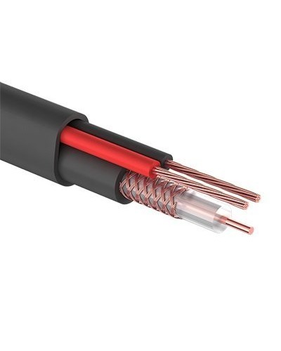 КВК-П-2 +2x0,50 мм² (Cu/Cu) черный PROconnect (01-4214). Кабель комбинированный для систем видеонаблюдения. PROCONNECT в Воронеже